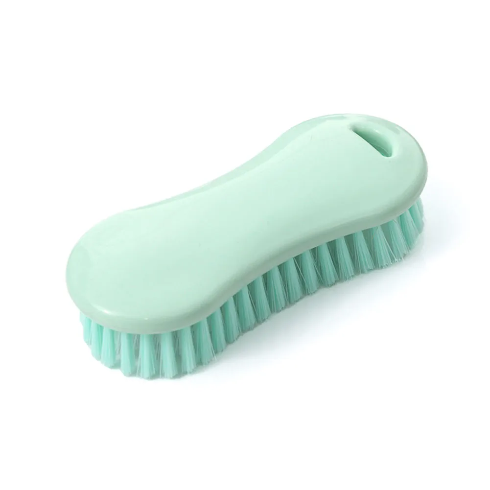 Зеленый Ручная щетка для очистки ежедневного использования Ho использовать держать цвет конфеты мини средство для туфель Ванная комната Стиральная одежда Многофункциональный для стирки - Цвет: Зеленый