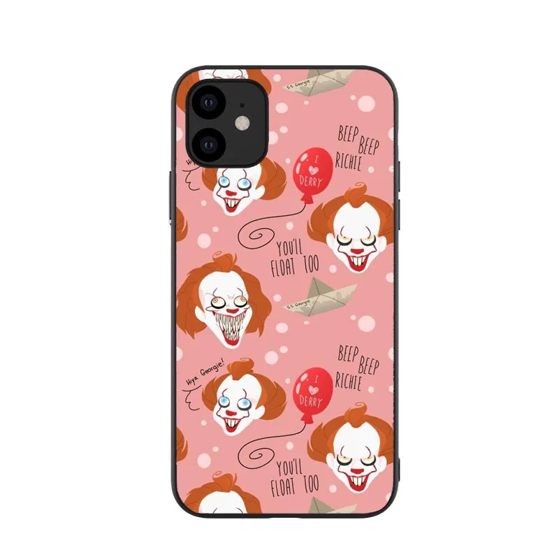 Halloween Clown Horror Friends Soft Case For iPhone X 6 6S Plus 7 8 Plus XS XR XS Max Joker Cover For iPhone 11 Pro Max