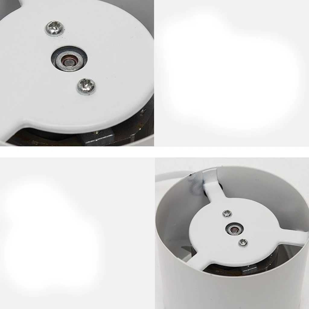 4 inch Inline Duct Fan, Metal Duct Booster Fan Low Noise Inline Duct Vent Blower Great For Grow Tent HVAC Exhaust and Intake