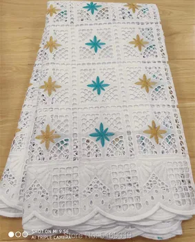 

Hot sale swiss voile lace in switzerland white african lace fabric 2.5yards cotton fabric for dress swiss lace fabric JC-A26