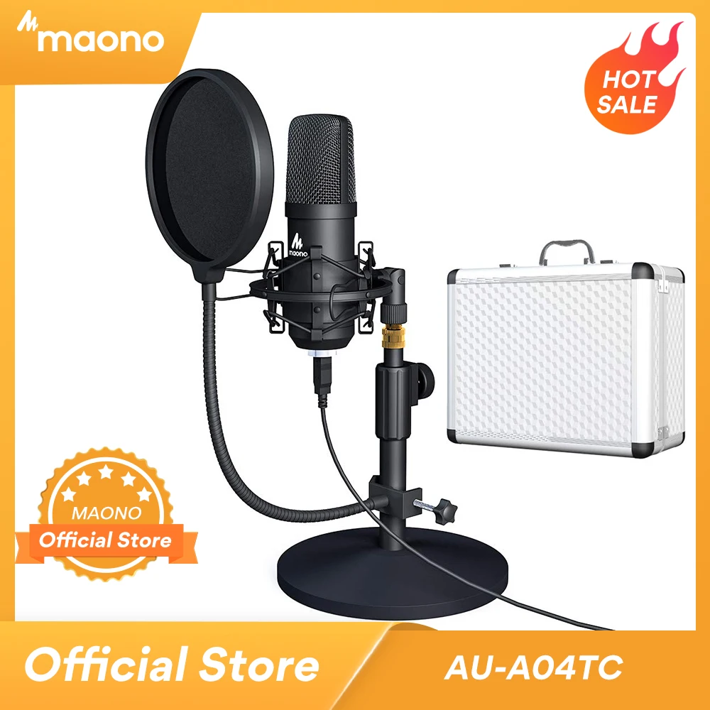 Микрофон MAONO A04TC профессиональный конденсаторный 192 кГц/24 бит|Микрофоны| |