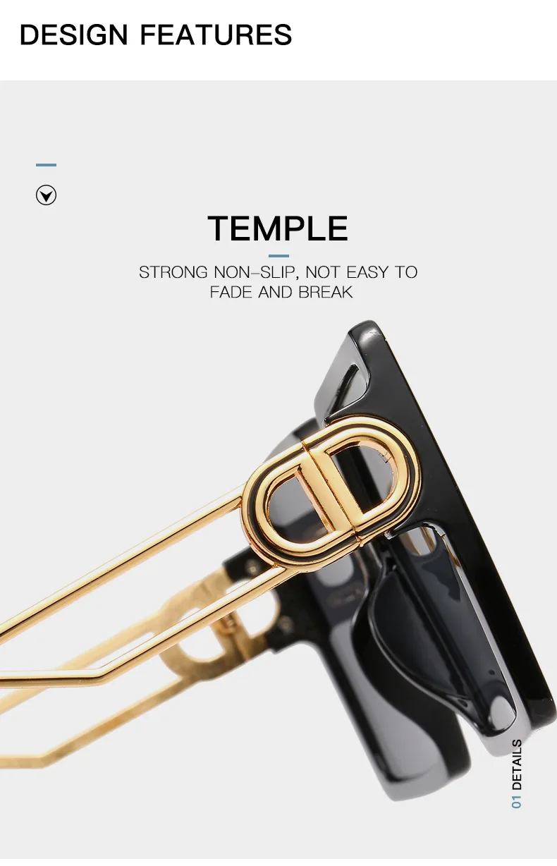 Squar Sunglasss Womn Fashion 2023  Nw Vintag Shads Mn Brand Dsign  Big Sun Glasss UV400 Ovrsizd Eywar_voghion.com