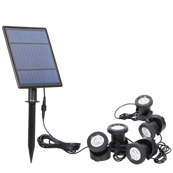 

5 Pcs Lights Outdoor Solar Lights Waterproof Motion Sensor Rgb Fountain Lights Garden Lights