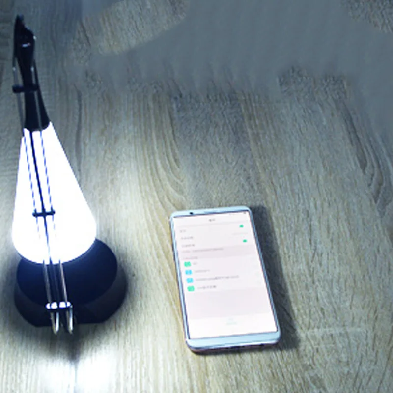 LED Table Lamp Bluetooth Speaker USB Rechargeable Desk Lamp Led Study Reading Book Lights for Home Bedroom Lighting with Press S