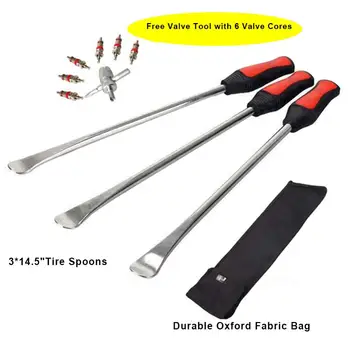 

Auto Tire Spoon Bar Iron Tool Kit Motorcycle Bicycle Professional Tire Repair Replacement Changing Lever Tools Rim Accessories