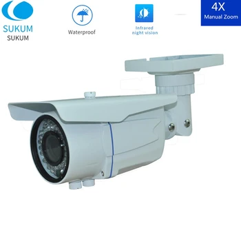

Outdoor Camera Surveillance 5MP Bullet Waterproof 2.8-12mm Lens IR Night Vision AHD Bullet Security Camera