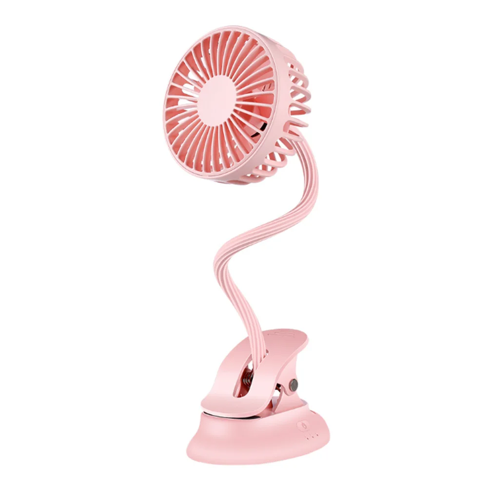 

Practical Portable 360 Rotating Outdoor Desk Fan Mini USB For Stroller Home Multifunctional Adjustable Office Students Clip On