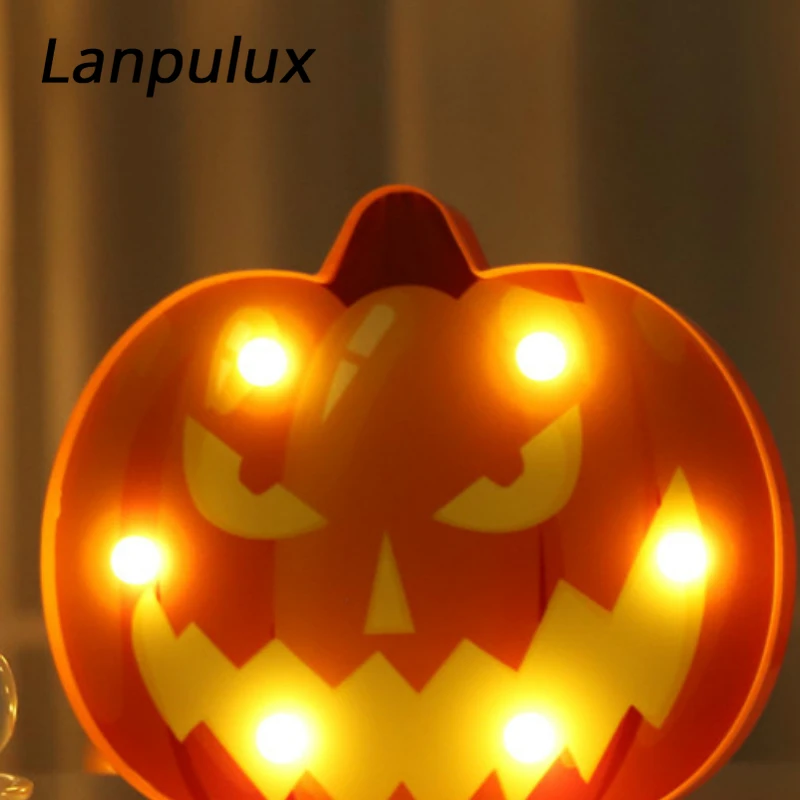 Lanpulux 3D тыквы ночной Светильник призрак фестиваль праздник Декор дома ужас