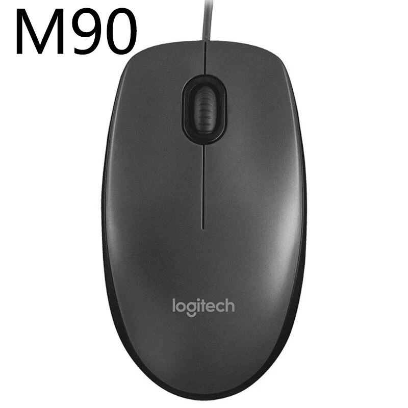 Logitech G502/M90/G102/G403/G402/G302/G90/MX518/G300S Hero программируемая игровая мышь 16000 dpi RGB игровая офисная мышь для ПК - Цвет: M90