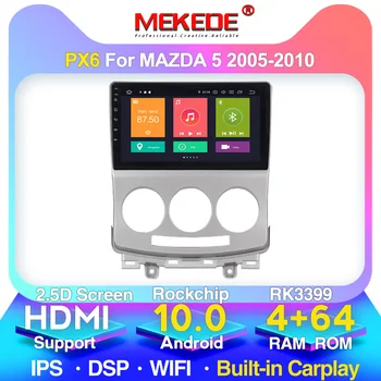 

MEKEDE 4G+64G 4G LTE 1024X600 Android 10 Car Radio Multimedia Player Navigation GPS For Mazda 5 2005-2010 2din 2 din no DVD