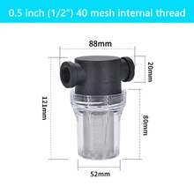  Garden Watering Filter 1/2'' 3/4'' 1'' Plastic Irrigation System Impurity Prefilter Aquaculture Household Water Pipe Filter 