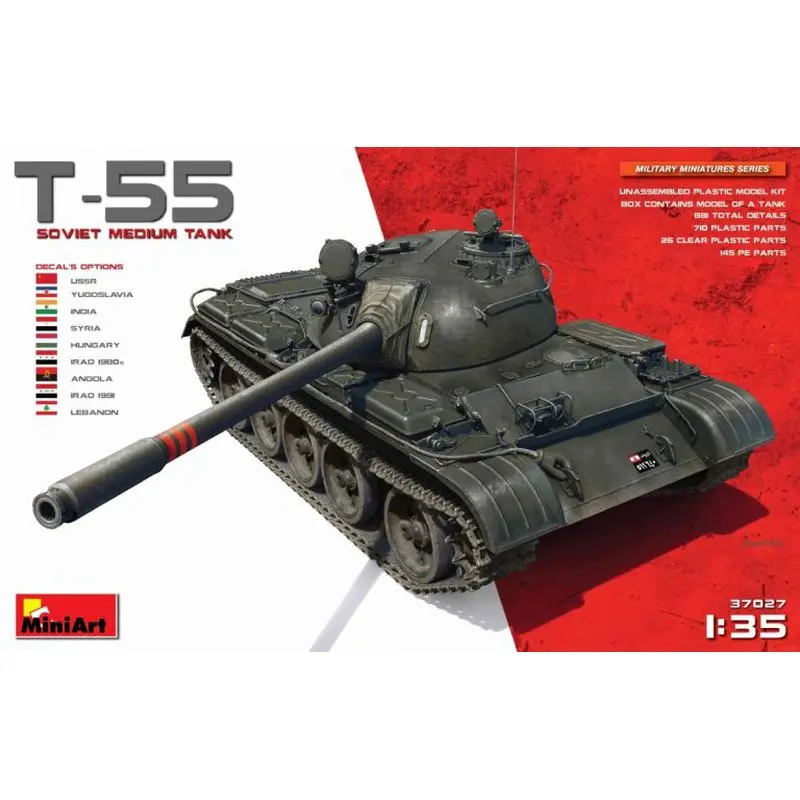 MiniArt 37027 1/35 советский средний танк фотография набор моделей в масштабе|Наборы для