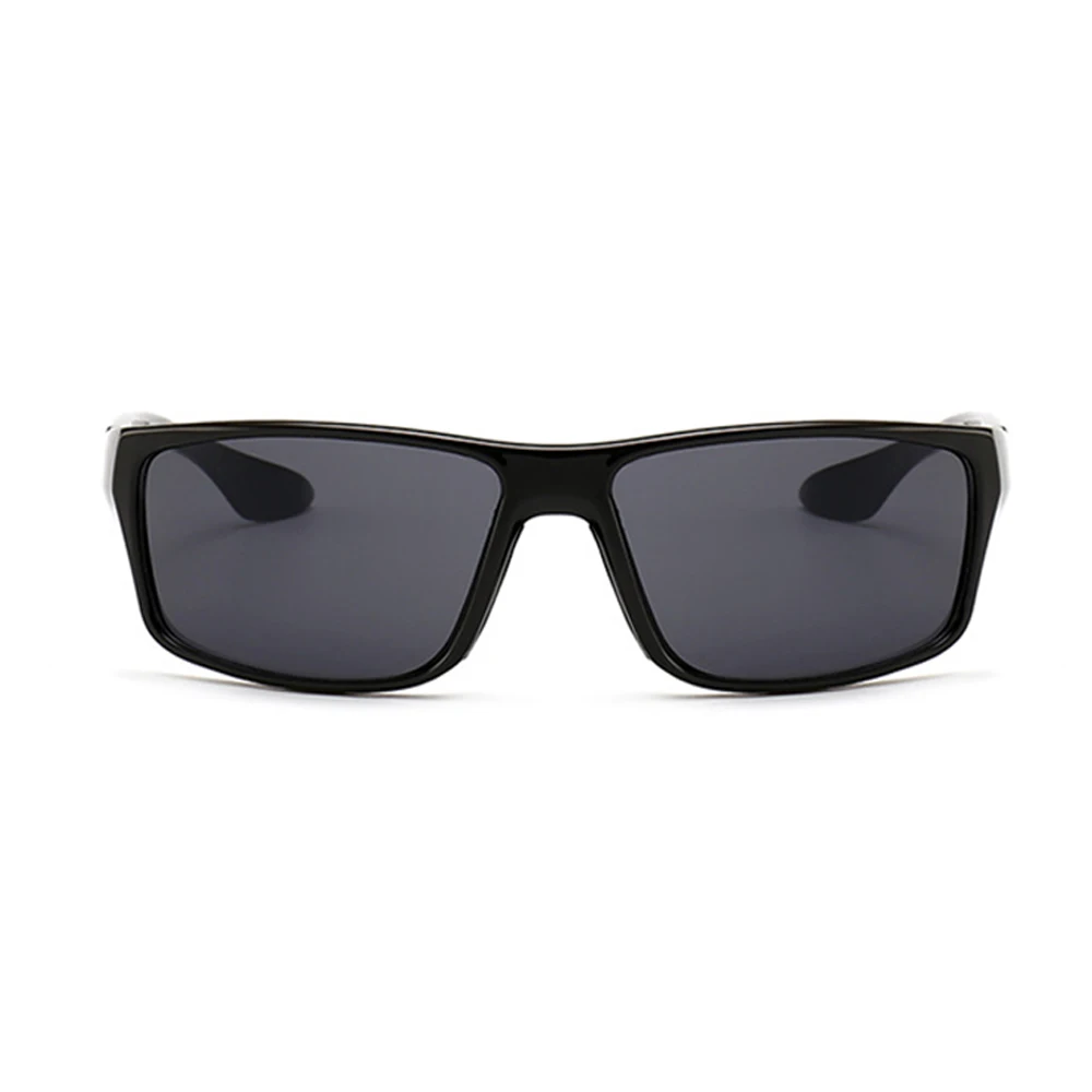 Bright black ash Поляризованные солнцезащитные очки унисекс, очки для вождения в ночное время, зеркальные очки для верховой езды, солнцезащитные очки HD Vision, УФ солнцезащитные очки, солнцезащитные очки - Название цвета: Bright black ash