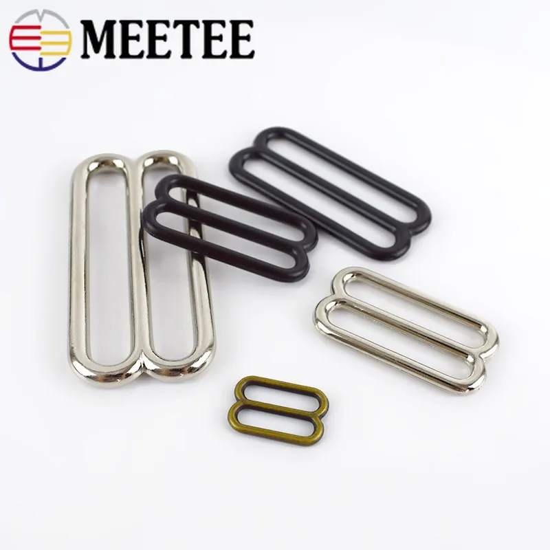 Meetee металлические уплотнительные кольца 5/10 шт. 14 50 мм три скользящие пряжки