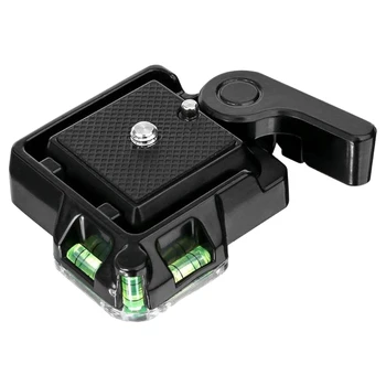

Quick Release Plate Platform Mount Base Camcorder Tripod Monopod Ball Head for DSLR Camera QR40 1/4,3/8 Screw