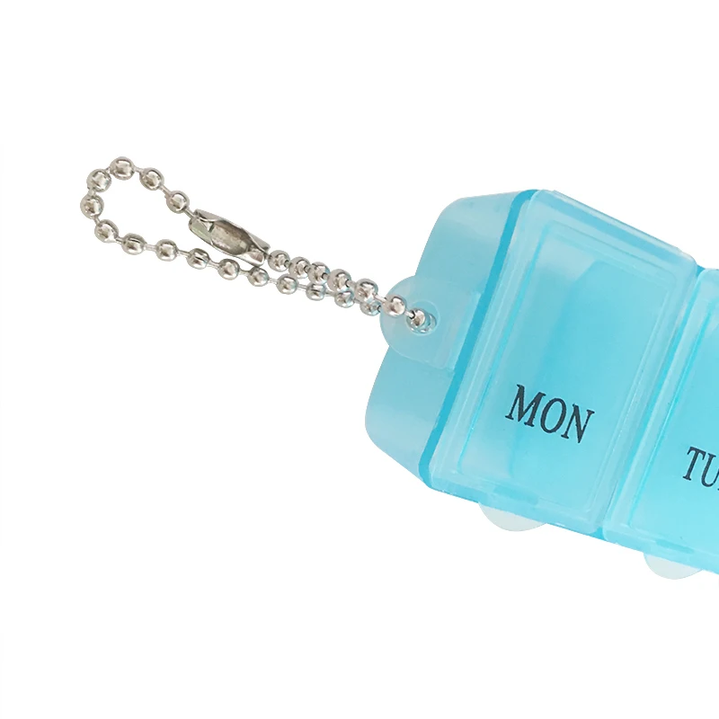 Прозрачная коробка для таблеток на 7 дней в неделю чехол лекарств органайзер