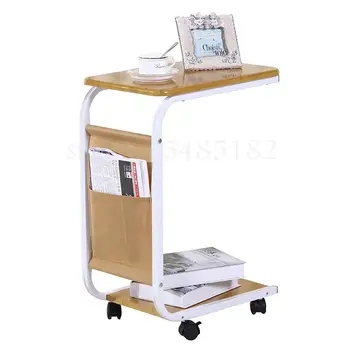 

Side table mobile coffee table simple mini corner table small square table sofa side table computer bedside table
