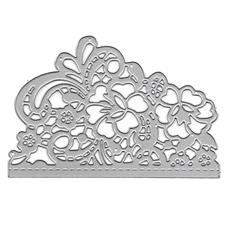  Hollow Border Flower Frame Metal Cutting Dies Scrapbooking Paper Craft Album Card Punch Art Cutter  - 4.00011E+12