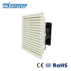 3323-230 Electrical Cabinet Ventilation Filter Set Shutters Cover Fan Grille Louvers Blower Exhaust Cooling Fan Filter With Fan