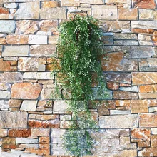 

Golden Willow Simulation Green Plant Home Wedding Festival Decoration Bedroom Living Room Pendant Wall Hanging Simulation Plant