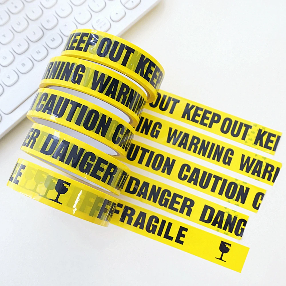 

1 Roll Halloween Warning Tape Signs Halloween Props Window Prop Party Danger Warning line Halloween Decoration