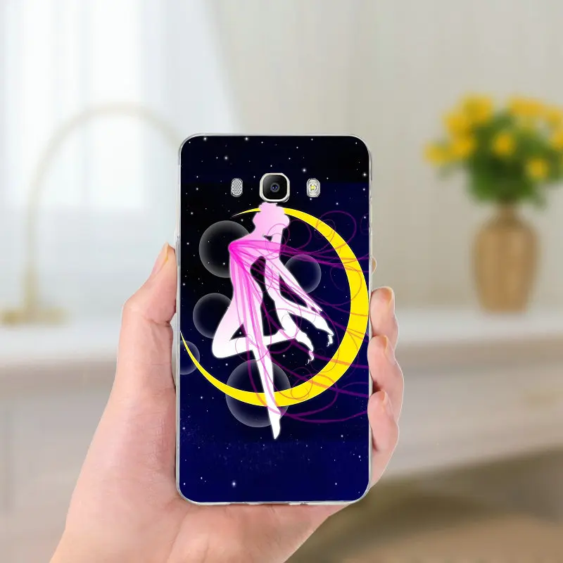 Мягкие силиконовые чехлы из ТПУ для телефонов Samsung Galaxy J1 J2 J3 J5 J7 Coque Shell Fashion аниме Сейлор Мун девушка - Цвет: Picture 6