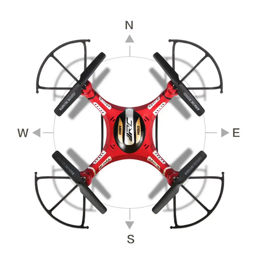 

None JJRC H8D Four-axis remote control aircraft model red