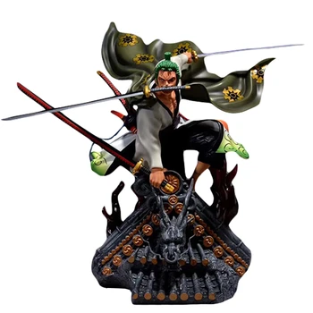 

One Piece Anime Figure GK Kimono Roronoa Zoro 50cm Pvc Model Collection Toy OverSize KO Exquisite Decoration Figma For Kids Gift