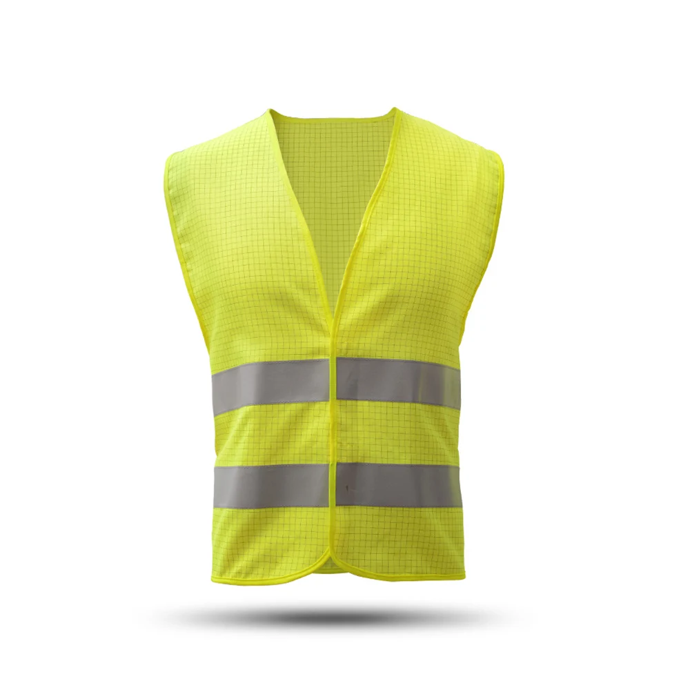 Высокая видимость светоотражающий жилет безопасности светоотражающий полиэфирный вязаный жилет рабочая одежда Безопасность Рабочая одежда жилет безопасности
