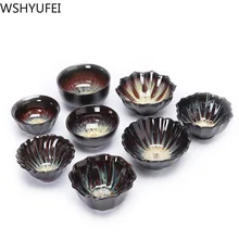 Китайская цветная Звездная чайная чашка, домашний винный набор, чайная чашка кунг-фу, сборная керамическая чашка, чайная чашка для дома, красивая работа