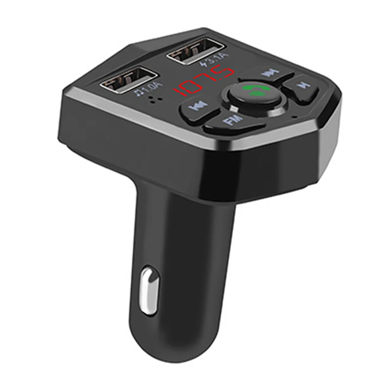 DC 12-24V Автомобильный bluetooth-комплект MP3-плеер fm-передатчик двойной USB 3.1A автомобильное зарядное устройство дисплей напряжения Micro SD TF воспроизведение музыки