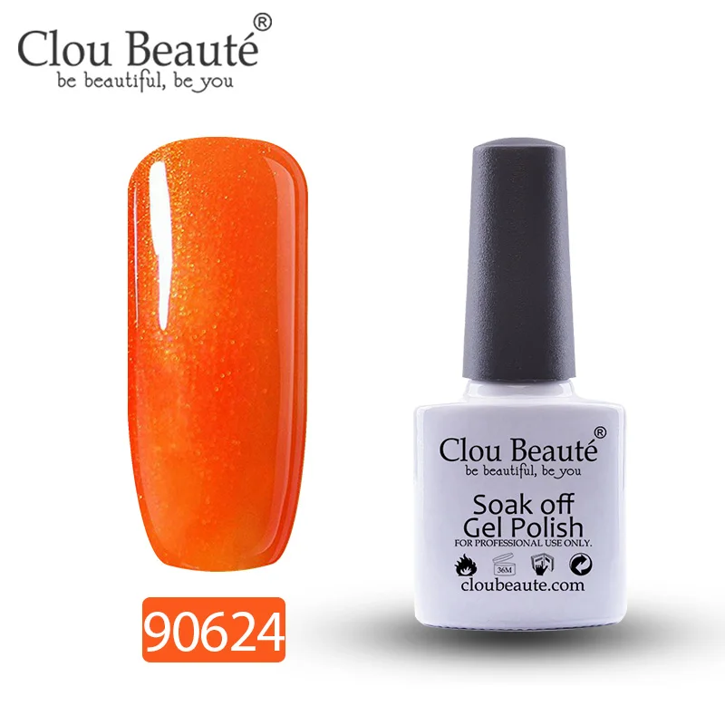 Clou Beaute 79 цветов Гель-лак для ногтей полуперманентное верхнее покрытие лак для нейл-арта Soak Off Pink Серия маникюр Гель-лак блеск - Цвет: 90624