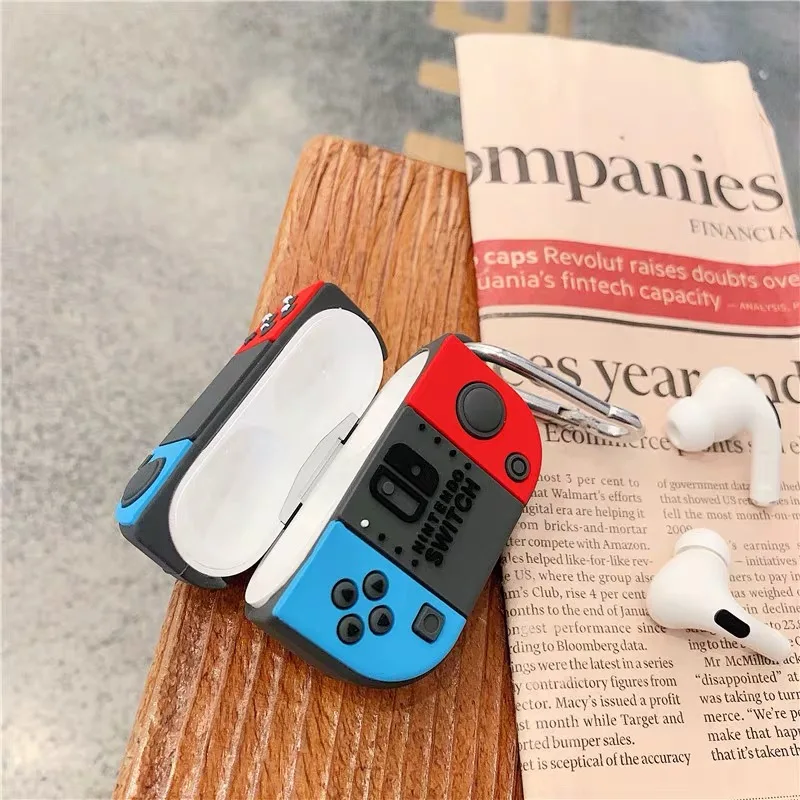 Переключатель игровой модели милый Bluetooth футляр для наушников для Apple Airpods Pro Air Pods 3 Airpodspro беспроводные наушники чехол для наушников