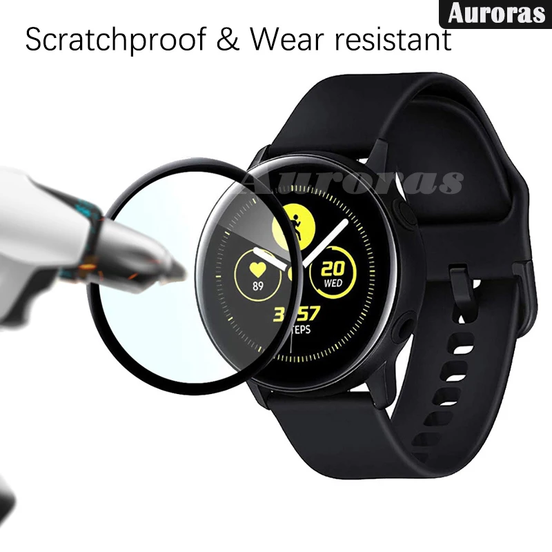 2 шт защитное покрытие из закаленного стекла для samsung Galaxy Watch Active 1 Samrt Защитная пленка для часов Active 2