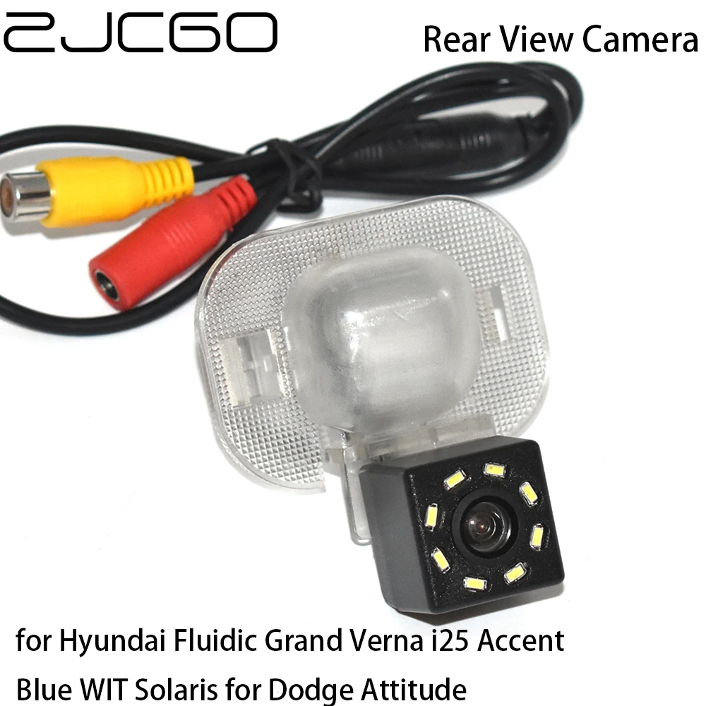 

ZJCGO Car Rear View Reverse Back Up Parking Camera for Hyundai Fluidic Grand Verna i25 Accent Blue Solaris for Dodge Attitude