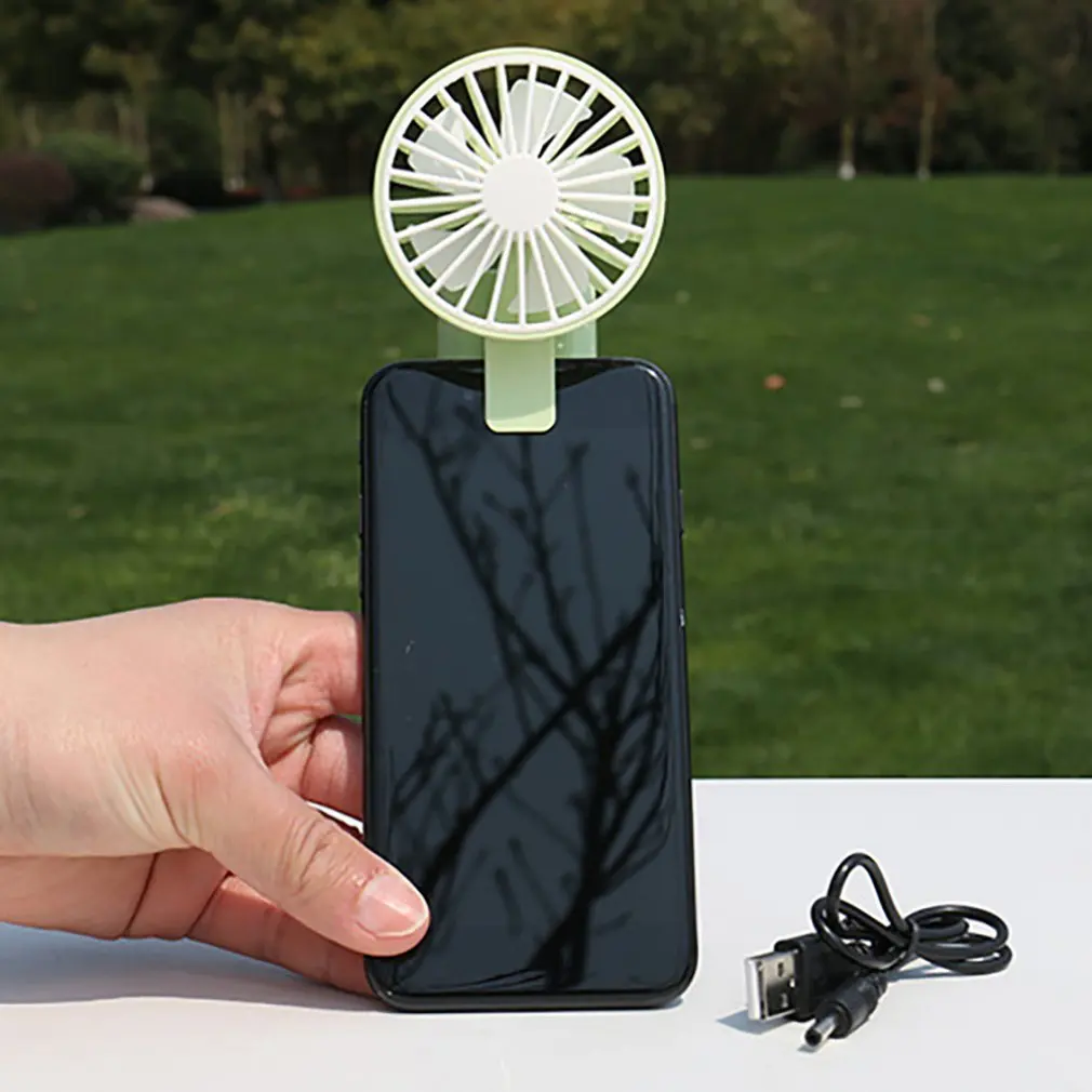

Mobile Phone Style Mini Usb Fan Student Dormitory Silent Small Fan Mini Handheld Portable Clip Fan Gift Wholesale Drop Shipping