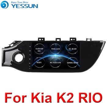 

Car GPS Multimedia Player Head Unit For Kia K2 RIO 2017 2018 2019 Android 9 Octa core Car Radio Support SWC WIFI