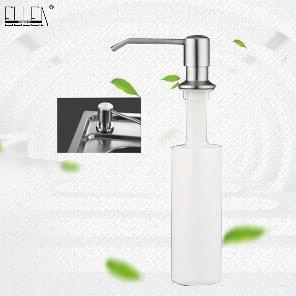 

Vidric Kitchen Soap Dispensers Stainless Steel Kitchen Sink Counter top Soap Dispenser EL8406