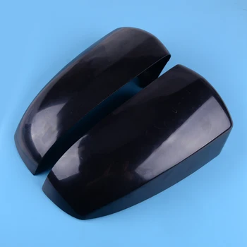 

beler 2pcs Black Plastic Left Right Wing Rearview Mirror Cover Cap Case Fit For BMW X5 X6 E70 2006-2009 2010 2011 2012 2013