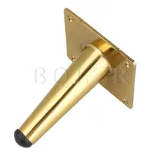 BQLZR Нержавеющая сталь Золото 10 см косая мебельная ножка для стула дивана