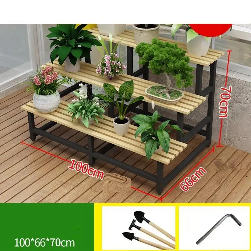 Version L Крытый для Repisa Estante Para Plantas горшок плантенреккен лестница гостиная балкон Dekoration открытый цветок стенд завод полка - Цвет: Version L