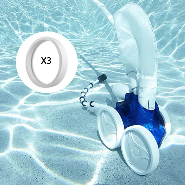 3 -Pack Medence Tisztító Gumiabroncs Cseréje - Kompatibilis A Polaris 180, 280, 360, 380 | Nehéz Szolgálat - Image 3