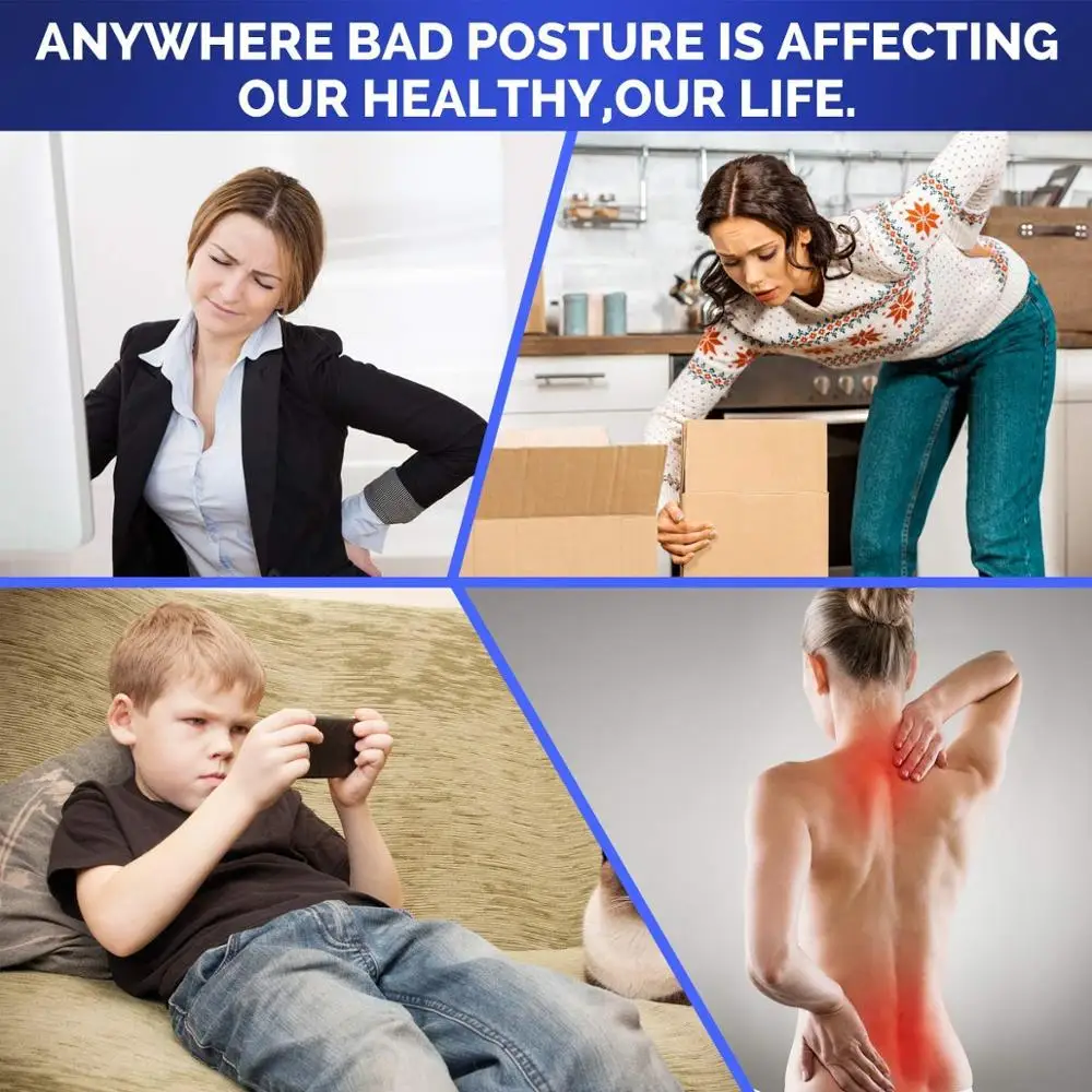 HKJD Posture Corrector for Men Women child Back Posture Brace Clavicle Support Stop Slouching Hunching Adjustable Back Traine