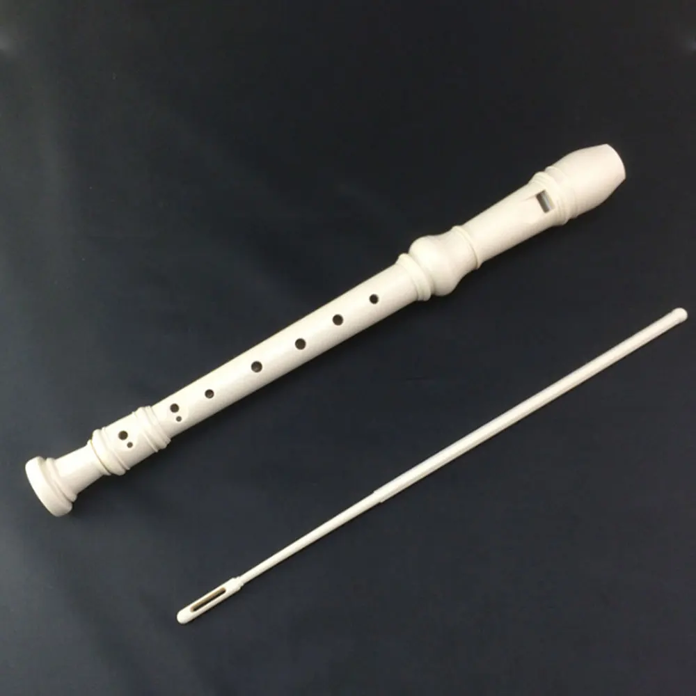  Interesting Children Teaching A Soprano Flute Clarinet Self Taught Play Student White Resin Treble  - 4000367297459