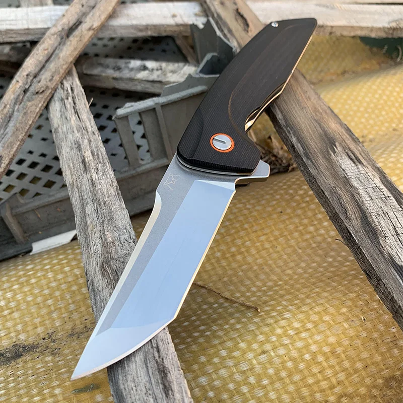 Высокая твердость EDC тактический складной нож D2 лезвие G10 Ручка Открытый