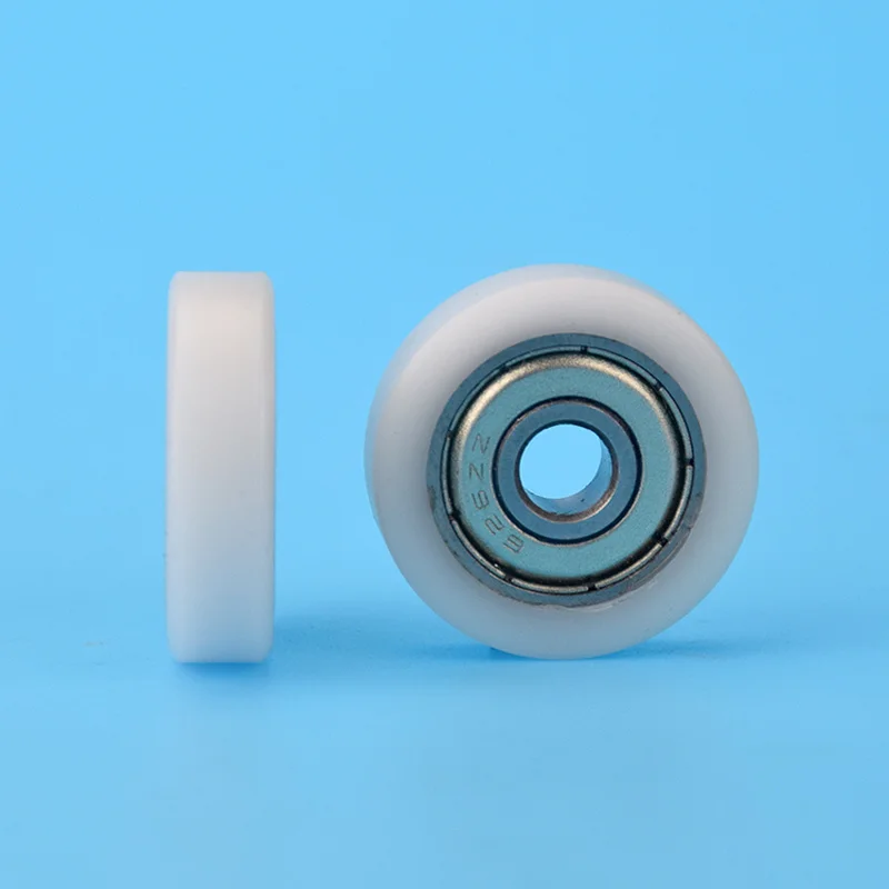 6*25*7mm F type plane plastic pulley 626zz for DIY 3D printer roller door and window