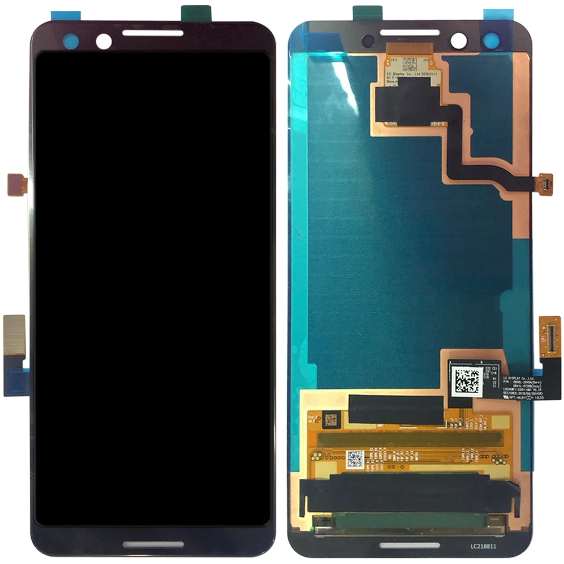 ЖК-дисплей для htc Google Pixel 3 сенсорный экран дигитайзер полная сборка ЖК-дисплей для Google 3 Замена дисплея 5," черный
