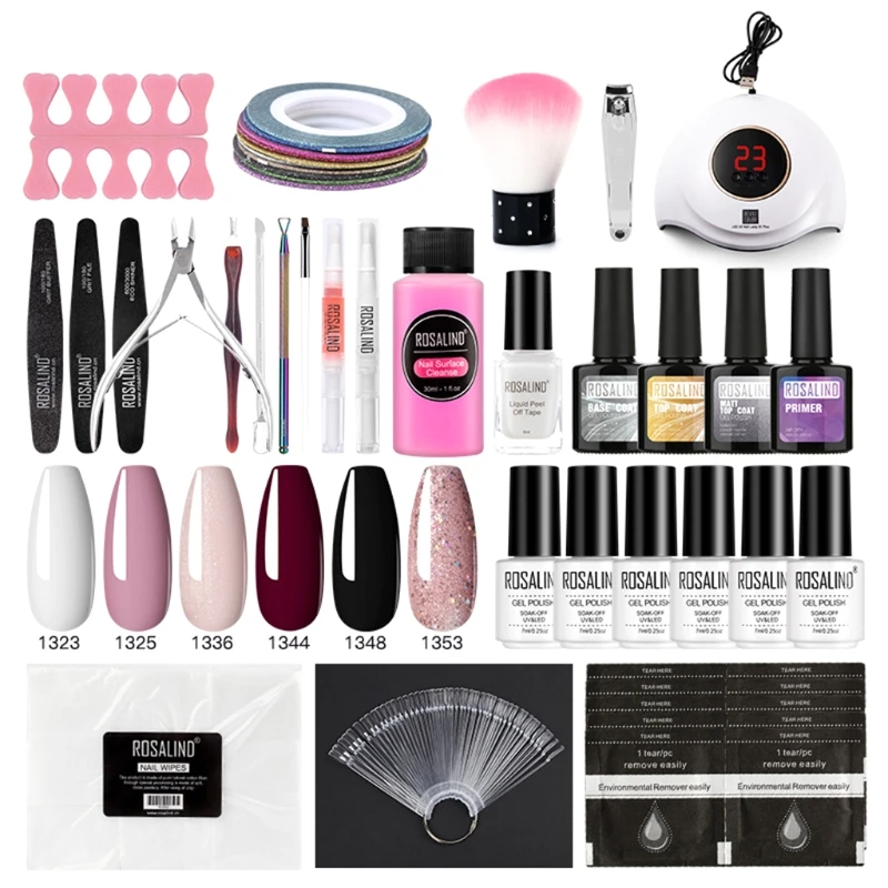 Secador com Unhas Prego Lâmpada Polonês Kit Embeber Fora Manicure Ferramentas Conjunto X7yb uv Led Gel