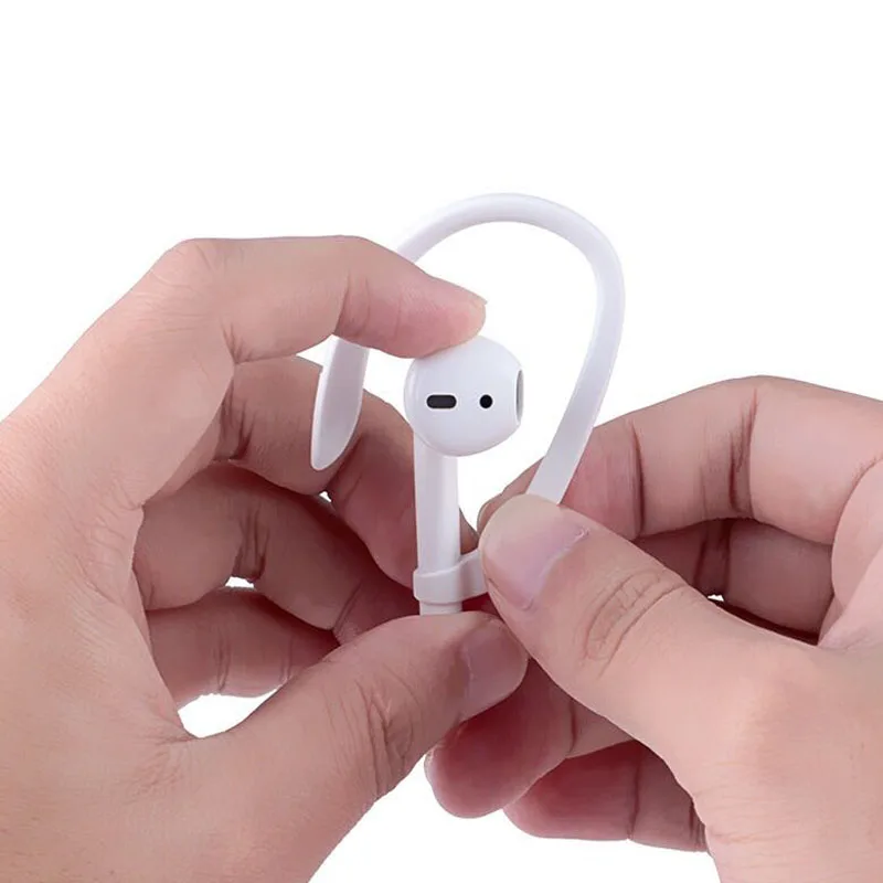 50pairs Fashion Earphones Holder For Apple Airpods Headphone Earphone Anti Lost Ear Hook Strap for Air Pods Silicone Ear Hook