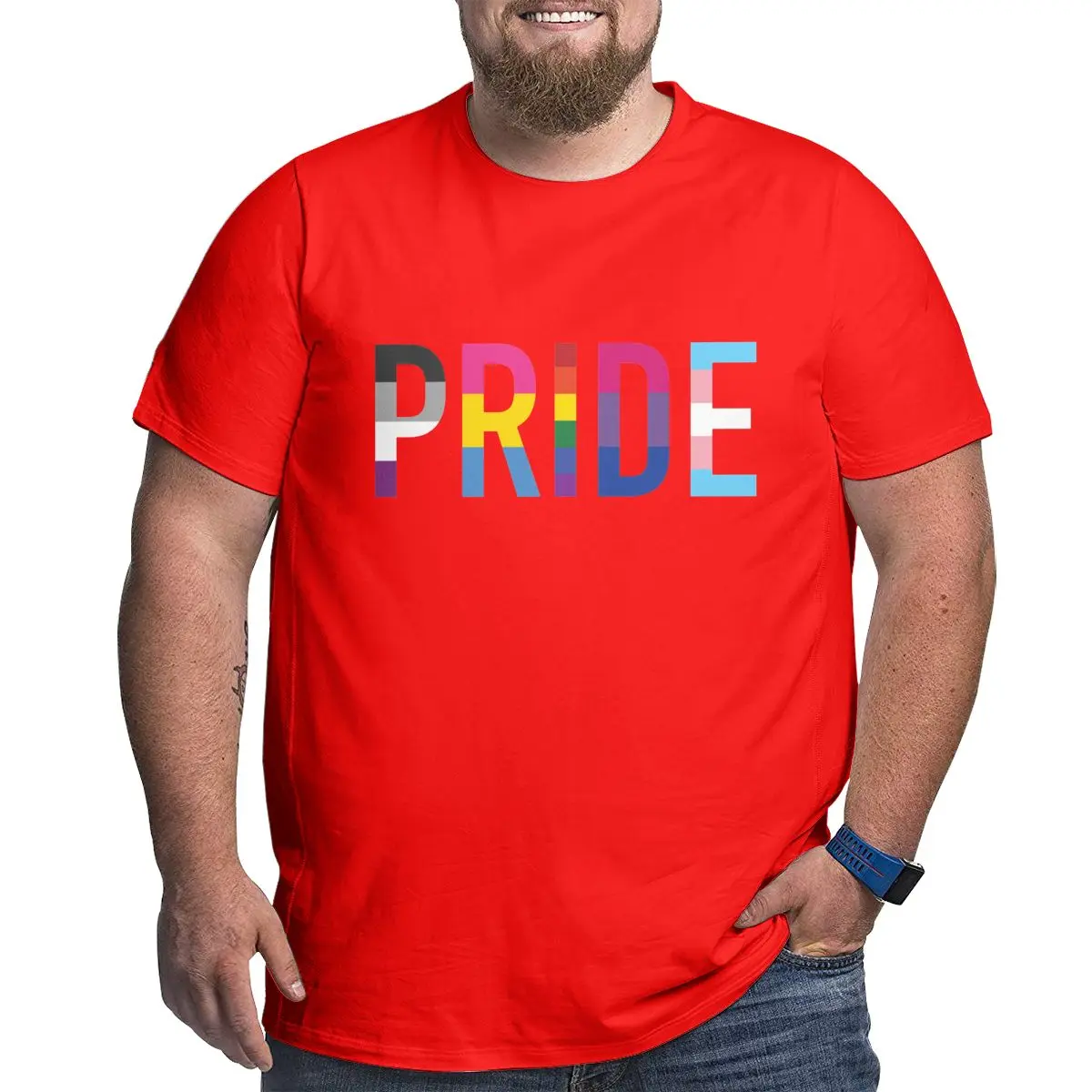 Gay Pride LGBT T Shirt Men Lesbian Homosexual T-Shirt Asexual